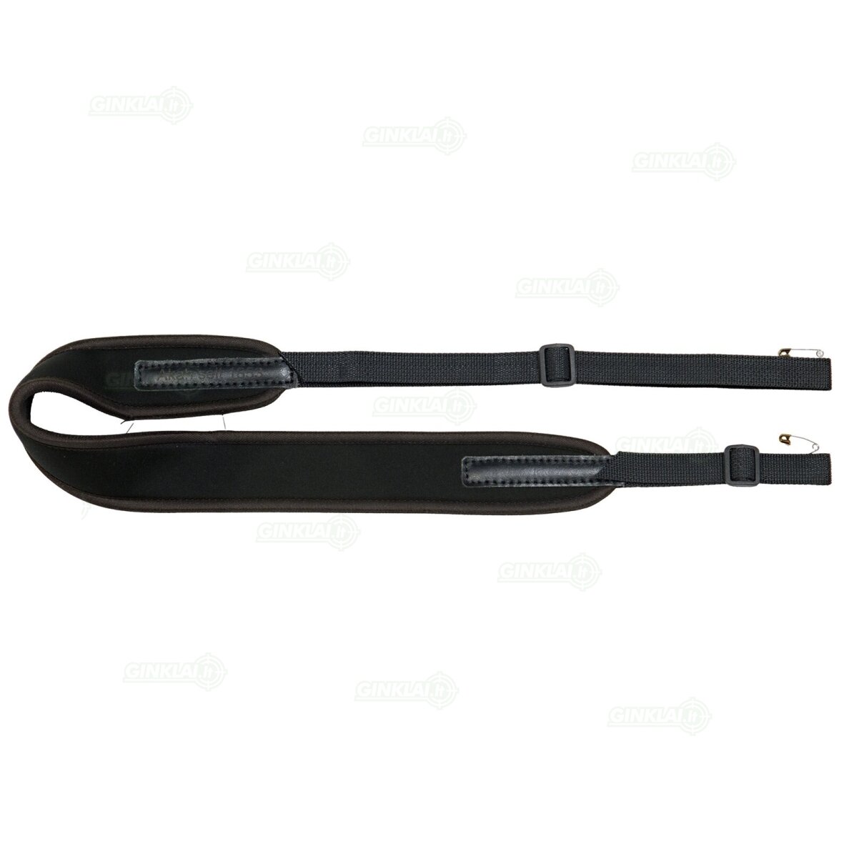 Diržas šautuvui AKAH Neoprene Rifle Sling With Rubber Padding, Black