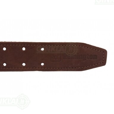 Diržas kelnėms odinis Belt Remington 100cm 45mm Rudas