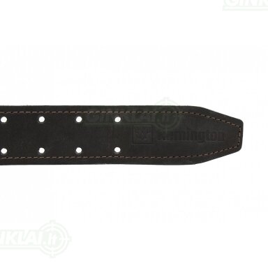 Diržas kelnėms odinis Belt Remington 100cm 45mm Juodas