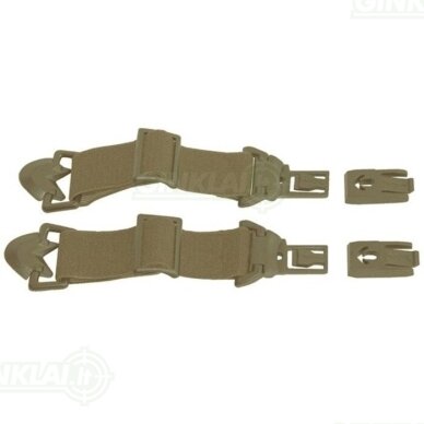 Dirželiai akiniams Rail Attachment System Wiley X Spear ARC, Coyote