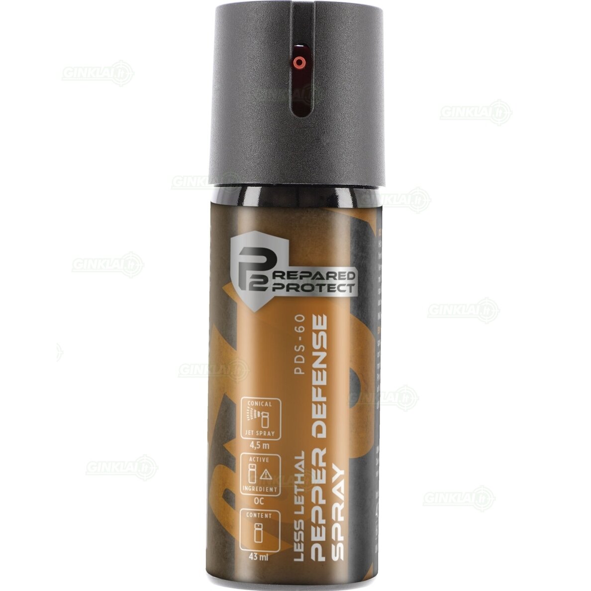 Dujinis balionėlis P2P PDS-60 Pepper Spray 43 ml debesėlis Dujinis balionėlis P2P PDS-60 Pepper Spray 43 ml debesėlis
