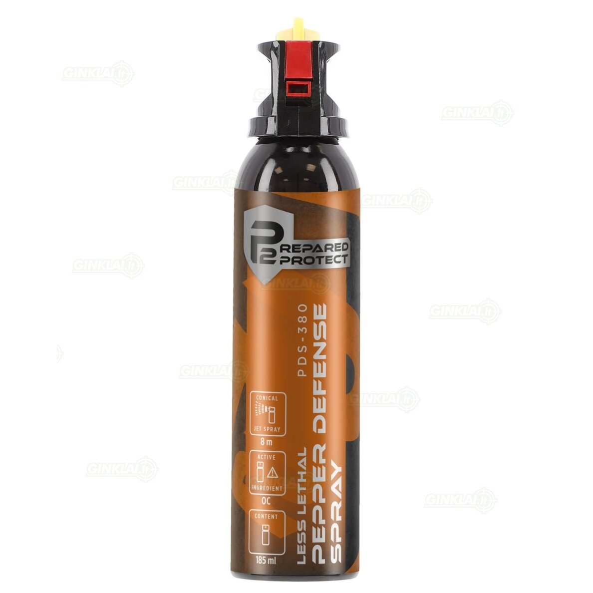Dujinis balionėlis  P2P PDS-380 Pepper Spray Content: 185 ml debesėlis      4