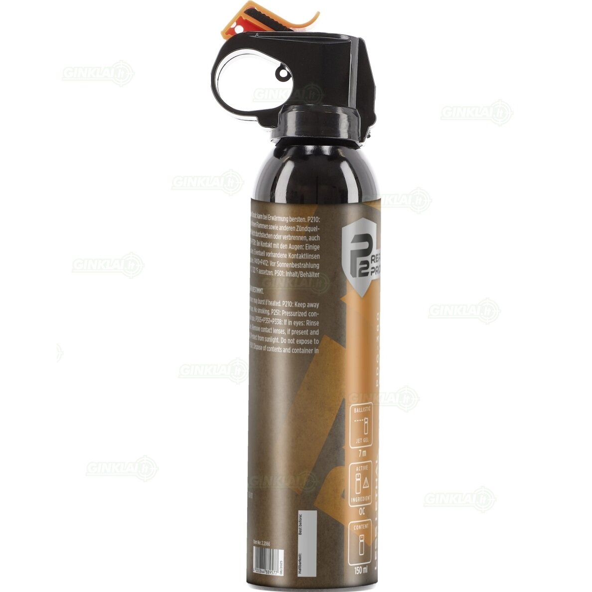 Dujinis balionėlis P2P PDG-380 Pepper Gel 150 ml čiurkšlė 2 Dujinis balionėlis P2P PDG-380 Pepper Gel 150 ml čiurkšlė 2
