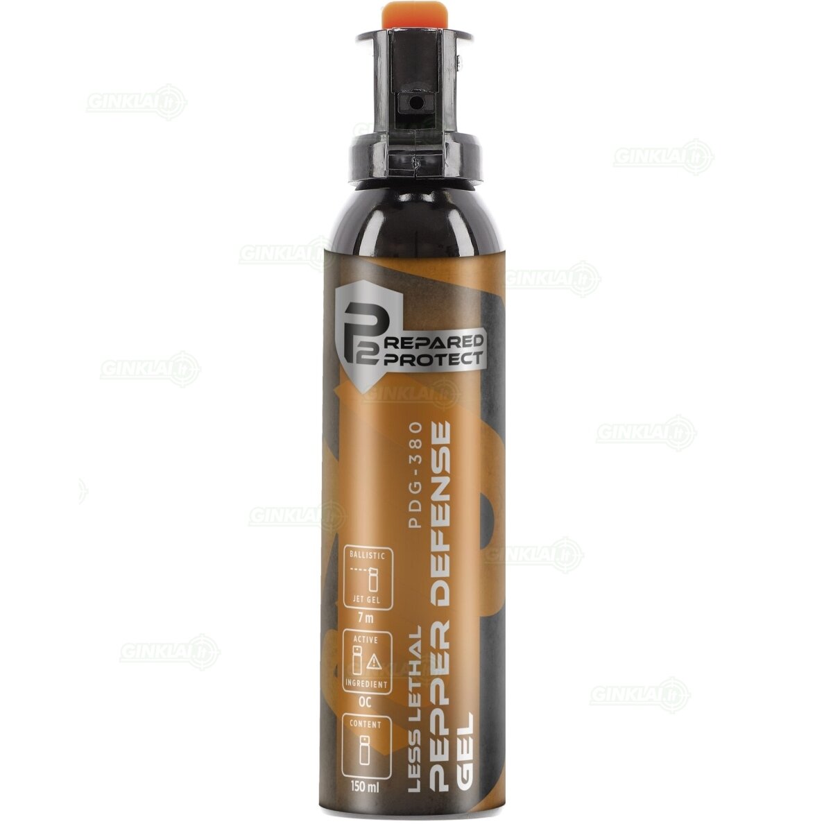 Dujinis balionėlis P2P PDG-380 Pepper Gel 150 ml čiurkšlė                   4