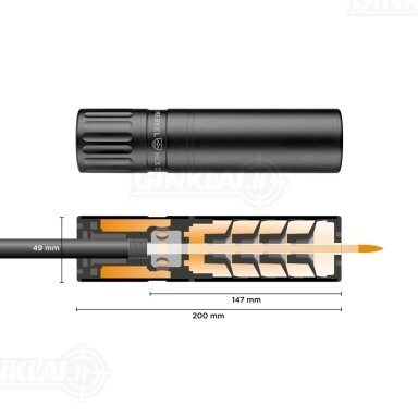 Duslintuvas Merkel HLX Suppressor, M15x1 .30 -30dB