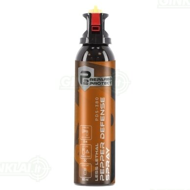 Dujinis balionėlis  P2P PDS-380 Pepper Spray Content: 185 ml debesėlis      4