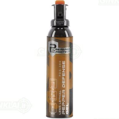 Dujinis balionėlis P2P PDG-380 Pepper Gel 150 ml čiurkšlė                   4