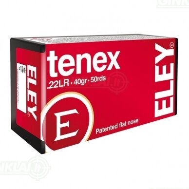 Eley Tenex 22LR, 2,59g 40 gr, 50 vnt.