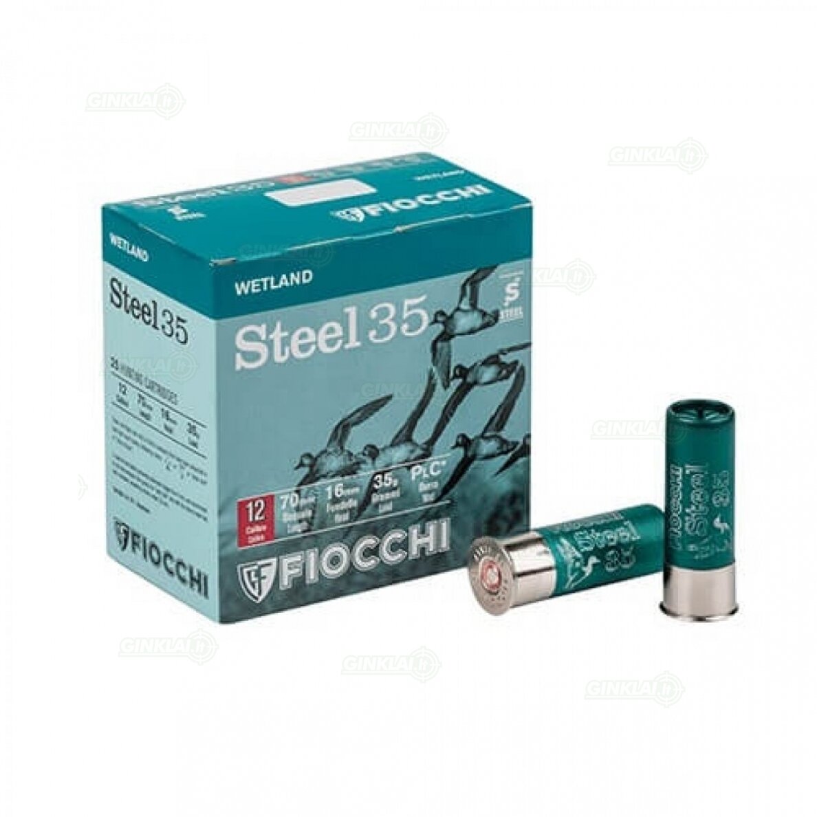 Fiocchi Steel 12x70 3,9 mm Nr.0 35g 25 vnt. Fiocchi Steel 12x70 3,9 mm Nr.0 35g 25 vnt.