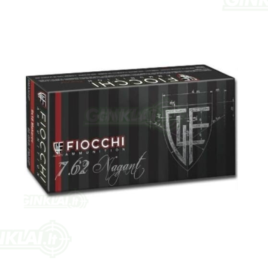 Fiocchi 7,62 Nagant FMJ 6,35 g, 50 vnt. Fiocchi 7,62 Nagant FMJ 6,35 g, 50 vnt.