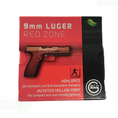 Geco 9x19 JHP 124gr., 20 vnt.