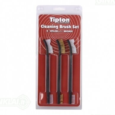 Ginklų valymo šepetėliai Tipton Double Ended Cleaning Brush Set - 654866 1
