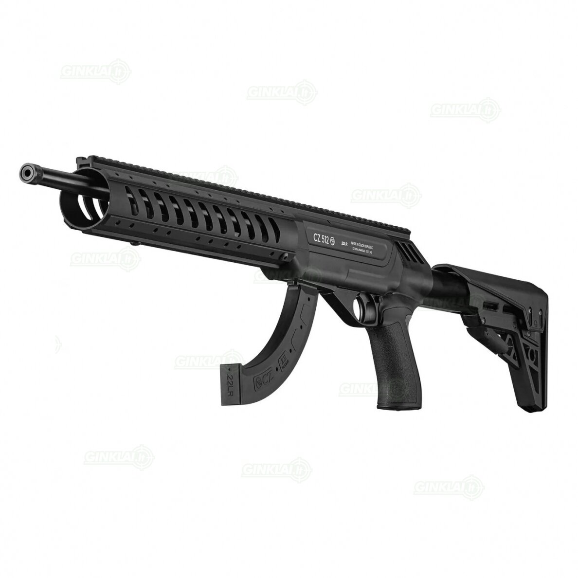 Graižtvinis šautuvas CZ 512 Tactical 16", .22 LR 1 Graižtvinis šautuvas CZ 512 Tactical 16", .22 LR 1