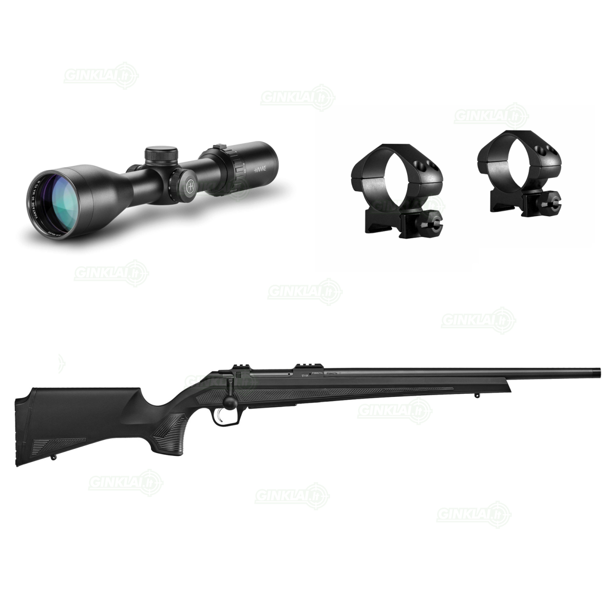 CZ 600+ ALPHA, .308 Win. + Plieniniai Laikikliai + Hawke Vantage 30 2.5-10x50 WA, IR L4A FD 14530 CZ 600+ ALPHA, .308 Win. + Plieniniai Laikikliai + Hawke Vantage 30 2.5-10x50 WA, IR L4A FD 14530