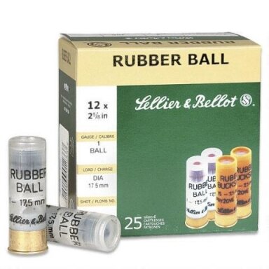 Guminiai šoviniai S&B 12x67,5 RB 17,5 mm 25vnt Guminiai šoviniai S&B 12x67,5 RB 17,5 mm 25vnt