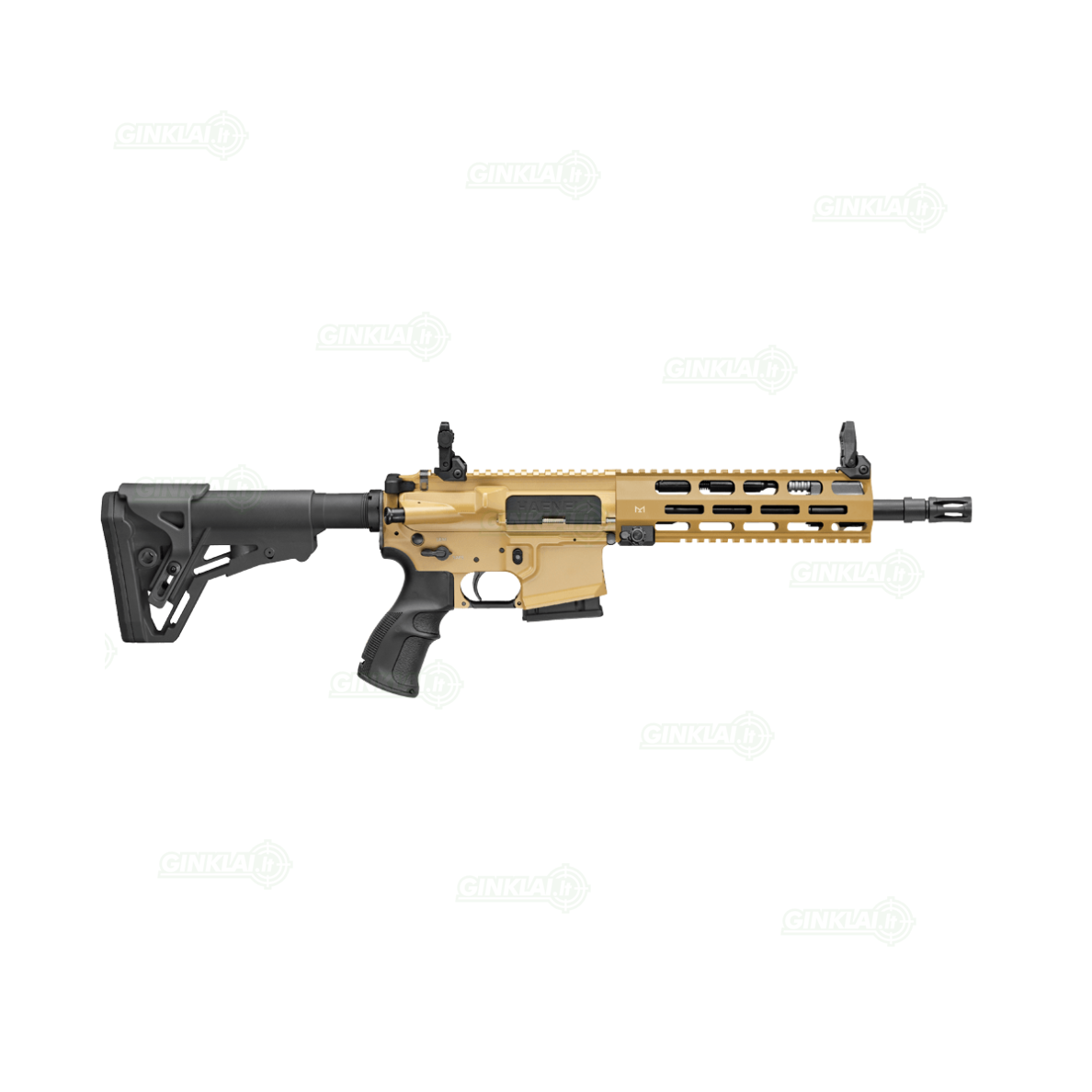Haenel CR223, 12,5" .223 Rem. Short Handguard, 90° safety, DP Trigger, Desert 1 Haenel CR223, 12,5" .223 Rem. Short Handguard, 90° safety, DP Trigger, Desert 1