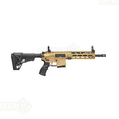 Haenel CR223, 12,5" .223 Rem. Long Handguard, 90° safety, DP Trigger, Desert Haenel CR223, 12,5" .223 Rem. Long Handguard, 90° safety, DP Trigger, Desert
