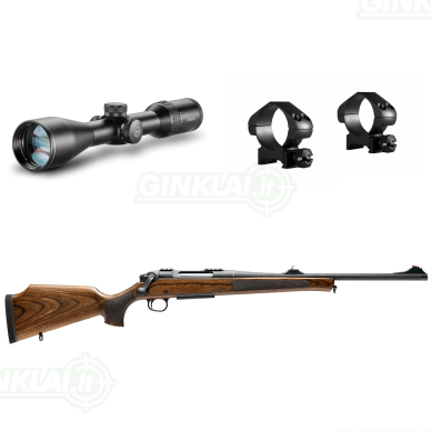 Haenel Jaeger NXT DS .308 Win. + Plieniniai Laikikliai + Hawke Endurance 30 2.5-10x50 WA IR LR Dot 8x 16032 Haenel Jaeger NXT DS .308 Win. + Plieniniai Laikikliai + Hawke Endurance 30 2.5-10x50 WA IR LR Dot 8x 16032