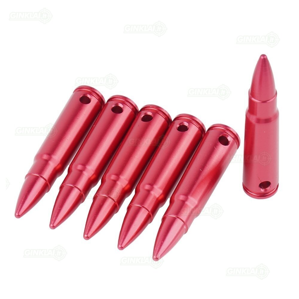 Imitaciniai šoviniai GunPany Aluminum Snap Cap 7,62x39, 6 vnt. SCSC-02 Imitaciniai šoviniai GunPany Aluminum Snap Cap 7,62x39, 6 vnt. SCSC-02