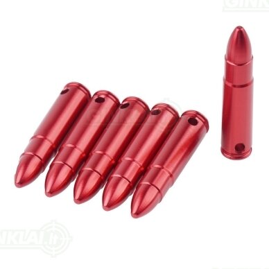 Imitaciniai šoviniai GunPany Aluminum Snap Cap .300 BLK, 6 vnt. SCSC-03 Imitaciniai šoviniai GunPany Aluminum Snap Cap .300 BLK, 6 vnt. SCSC-03