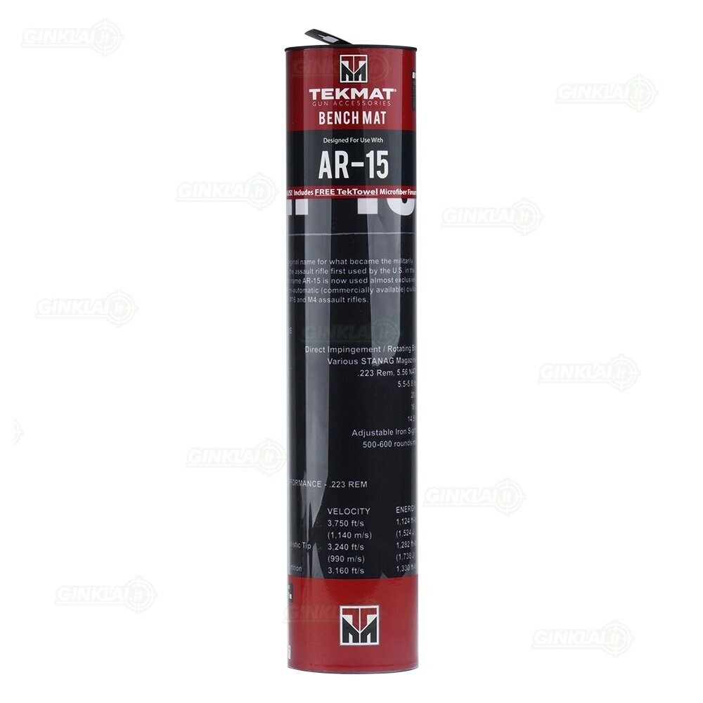 Kilimėlis TekMat Gun Cleaning Mat AR-15 30x91cm Black TEK-R36-AR15 1 Kilimėlis TekMat Gun Cleaning Mat AR-15 30x91cm Black TEK-R36-AR15 1