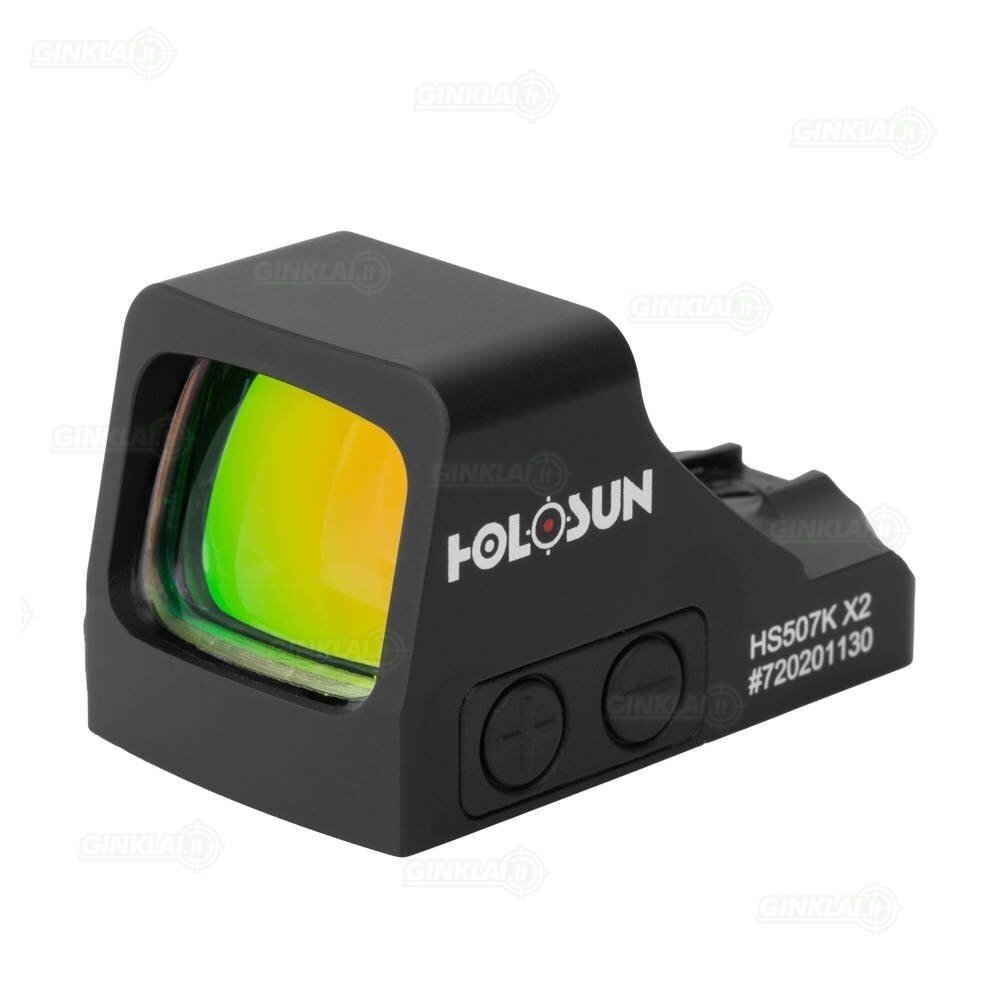 Kolimatorinis taikiklis Holosun HS507K X2 Open Reflex SubCompact Pistol Sight 6