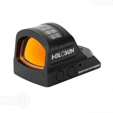 Kolimatorinis taikiklis Holosun HE407C-GR X2 Green Dot 5 Kolimatorinis taikiklis Holosun HE407C-GR X2 Green Dot 5
