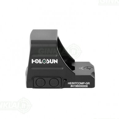 Kolimatorinis taikiklis Holosun HE507Comp Green Dot 5 Kolimatorinis taikiklis Holosun HE507Comp Green Dot 5