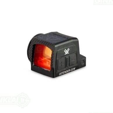 Kolimatorinis taikiklis Vortex Defender CCW Enclosed Solar Micro Red Dot 3 MOA Kolimatorinis taikiklis Vortex Defender CCW Enclosed Solar Micro Red Dot 3 MOA