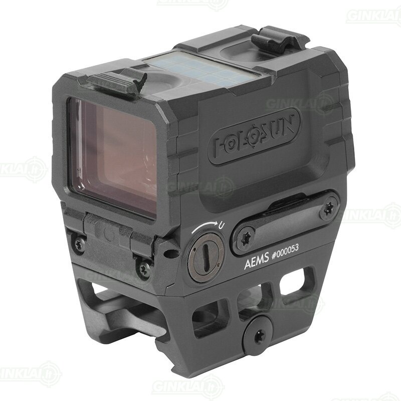 Kolimatorinis taikiklis Holosun AEMS Red Dot Solar Sight 1/3 Co-Witness Mount 2