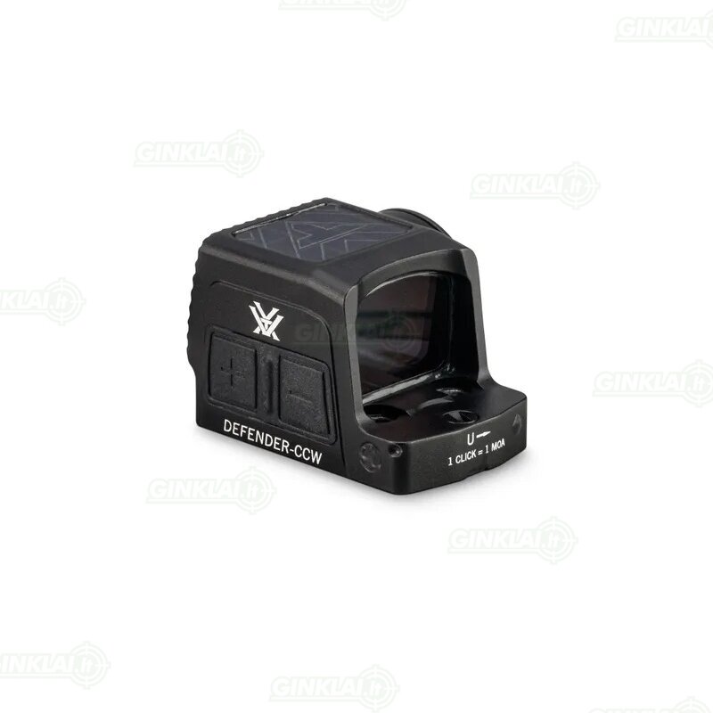Kolimatorinis taikiklis Vortex Defender CCW Enclosed Solar Micro Red Dot 3 MOA 2 Kolimatorinis taikiklis Vortex Defender CCW Enclosed Solar Micro Red Dot 3 MOA 2