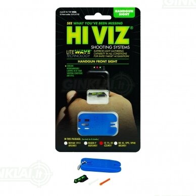 Kryptukas CZ HIVIZ CZ 75, 83, 85, 97 & P-01 LiteWave Front Sight 3 Kryptukas CZ HIVIZ CZ 75, 83, 85, 97 & P-01 LiteWave Front Sight 3