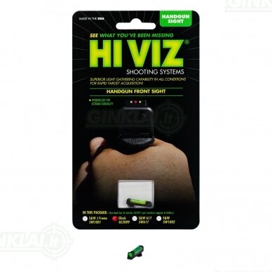 Kryptukas Glock HIVIZ Overmold Front Sight Red 2 Kryptukas Glock HIVIZ Overmold Front Sight Red 2