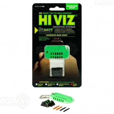 Taikiklis Heckler & Koch HIVIZ LiteWave Rear Sight 3