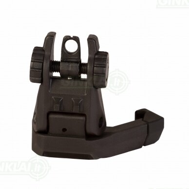 Taikiklis TFS Polymer Rear Flip Up Sight 45 Degrees Offset IMI-Z7245 1 Taikiklis TFS Polymer Rear Flip Up Sight 45 Degrees Offset IMI-Z7245 1