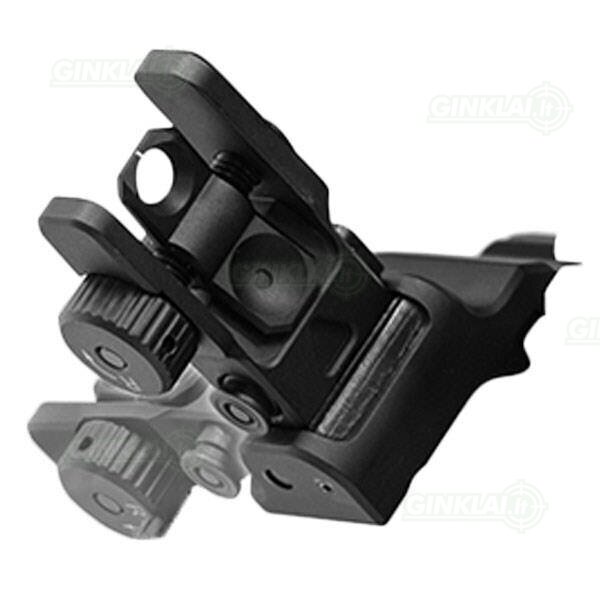 Taikiklis UTG Accu-Sync Folding Rear Sight Offset Black MT-945 1 Taikiklis UTG Accu-Sync Folding Rear Sight Offset Black MT-945 1