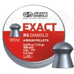 Kulkelės JSB Diabolo EXACT RS 4,52 mm 500 vnt.