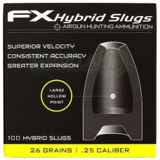 Kulkelės FX Airguns Hybrid Slugs 6,35 mm, 26,3 gr. 1,70 g