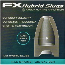 Kulkelės FX Airguns Hybrid Slugs 7,62 mm, 44,5 gr. 2,88 g