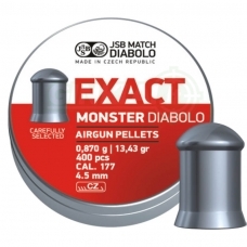 Kulkelės JSB Diabolo EXACT Monster 4,52 mm 400 vnt.