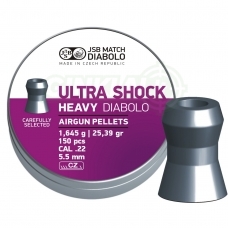 Kulkelės JSB Diabolo Heavy Ultra Shock 5,50 mm 150 vnt.
