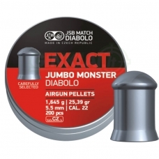 Kulkelės JSB Diabolo JUMBO Exact Monster 5,52 mm 200 vnt.
