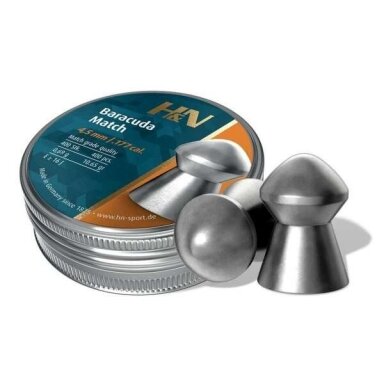 Kulkelės H&N BARACUDA MATCH 4,50 mm, 400 vnt.