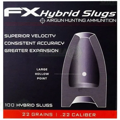 Kulkelės FX Airguns Hybrid Slugs .217 5,51 mm, 22 gr. 1,425 g Kulkelės FX Airguns Hybrid Slugs .217 5,51 mm, 22 gr. 1,425 g