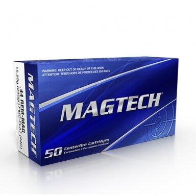 Magtech .44 Rem. Mag. FMJ Flat 240gr 44C 50vnt. Magtech .44 Rem. Mag. FMJ Flat 240gr 44C 50vnt.