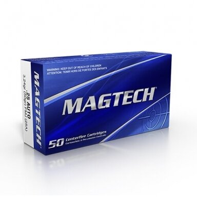 Magtech 6,35 Browning .25 Auto FMJ 25gr 25A 50vnt. Magtech 6,35 Browning .25 Auto FMJ 25gr 25A 50vnt.