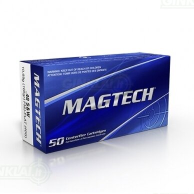 Magtech .40 S&W FMJ Flat 165gr 40G 50vnt. Magtech .40 S&W FMJ Flat 165gr 40G 50vnt.