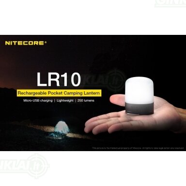 Nitecore LR10 Black šviestuvas