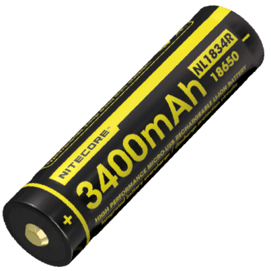 Nitecore NL1834R 18650 Li-ion Battery 3.6V 3400mAh