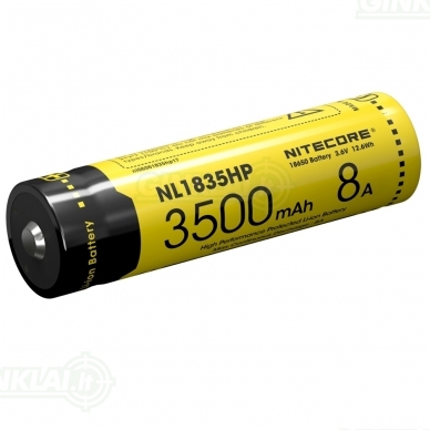 Nitecore NL1835HP 18650 Li-ion Battery 3,6V 3500mAh